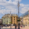 Altstadt mit Blick auf die Berge
